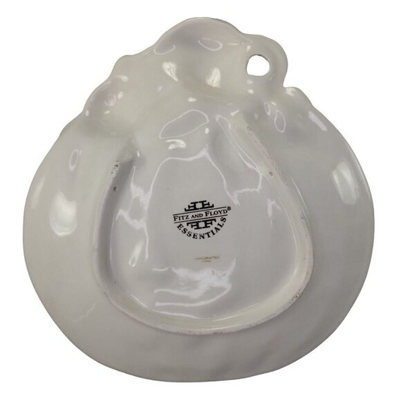 Fitz and Floyd Halloween Snack Plate Cat Jack O‎ Lantern Canape Serving READ - Picture 6 of 7